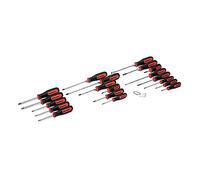Crescent 20 Pc. Dual Material Screwdriver Set with Phillips, Torx, Slotted, and 4-in-1 Pocket Screwdrivers - CSDS20PCSET