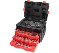 Crescent 229 Piece 1/4", 3/8" & 1/2" Drive Mechanics Hand Tool Set with 3 Drawer Storage Case - CTK229C