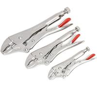 Crescent 3 Piece Curved Jaw Locking Pliers with Wire Cutter Set - CLP3SETN-08