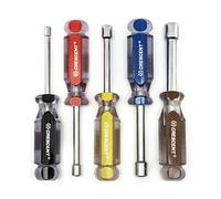 Crescent 5 Pc. SAE Solid Shaft Tri-Lobe Acetate Nutdriver Set - CND5SAEN
