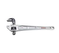 Crescent Aluminum Offset Handle Pipe Wrench - Heavy Duty Plumbing Tool for Tight Areas - Adjustable Home Repair Hand Tool - 18" - CAPW18F
