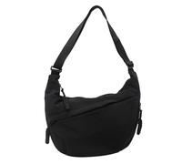 Crescent Bag for Women Crossbody Bag Nylon Half Moon Bag Crescent Shoulder Bag Dumpling Bag Large Capacity Side Bag Multi Pockets Slouch Bag Cross Body Bag - in Black