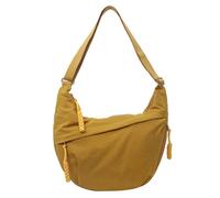 Crescent Bag, Women Men Portable Crossbody Dumpling Bag With Adjustable Strap Curved Half-Moon Design Solid Shoulder Bags Side Hobo Casual Messenger Bag For School Sport Travel Hiking Work (Yellow)