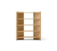 Crescent Bookcase H173 Lacquered Veneer