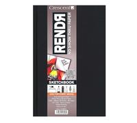 CRESCENT Cardboard Company RENDR Sketchbook 8.5X11 48P 12-00011C Black One Size
