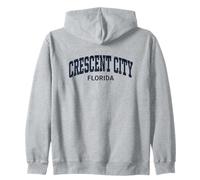 Crescent City Florida Vintage Zip Hoodie