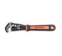 Crescent CPW12 Self-Adjusting Pipe Wrench with Dual Material Grip for Added Comfort and Durability, Red/Black