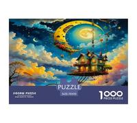 Crescent Hanging Room 1000 Piece Jigsaw Puzzles for Adults Impossible Birthday Gifts for Women And Man Challenge High Difficulty 70x50cm/1000pcs