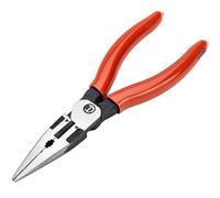 Crescent Long Nose Pliers with Dipped Handles - Electrician Tool for Home Improvement, Repair & Jewelry Making - 6" - Z6546-06