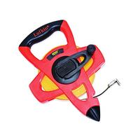 Crescent Lufkin 1/2" x 30m/100' Hi-Viz Orange Fiberglass SAE/Metric Dual Sided Engineer's Tape Measure - FM030DM