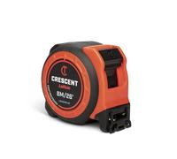 Crescent Lufkin 1-3/16 x 8m/26' Command Control Series Yellow Clad Tape Measure - L1025CME-02