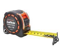Crescent Lufkin Shockforce Dual Sided Tape Measure Imperial & Metric 16ft / 5m 30mm