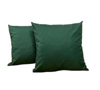 Crescent Lufkin Waterproof 45X45Cm Green Garden Cushion, Shredded Foam Filled Outdoor Garden Throw Pillow Pack Of 4