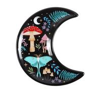 Crescent Moon Dark Forest Print Trinket Dish