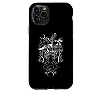 Crescent Moon Frog Meditates Among Mystical Mushrooms Case for iPhone 11 Pro