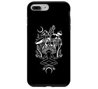 Crescent Moon Frog Meditates Among Mystical Mushrooms Case for iPhone 7 Plus/8 Plus
