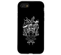 Crescent Moon Frog Meditates Among Mystical Mushrooms Case for iPhone SE (2020) / 7/8
