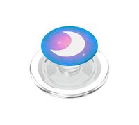 Crescent Moon Galaxy Stars Pink Blue Witch Wiccan Luna PopSockets PopGrip for MagSafe
