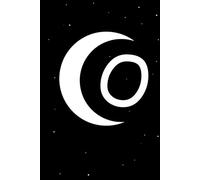 Crescent Moon O Monogram Initial Journal