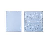 Crescent Moon Star Display Rack Silicone Mold Epoxy Resin Casting Mold for Jewelry Organizer Home Art Decor