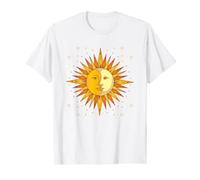 Crescent Moon Sun Astronomy Celestial Body Astrology T-Shirt