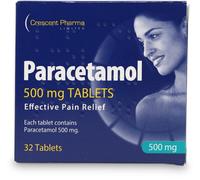 Crescent Pharma Paracetamol 500mg 32 Tablets
