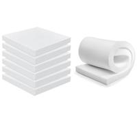 Crescent Textile Cut to Any Size Upholstery Firm Foam Sheet Premium Quality for All type Cushioning Bench, Stool, Window Seat Pads, Sofa, Dinning Chair Pads Replacement Pet Bed (170 x 50 x 5cm)