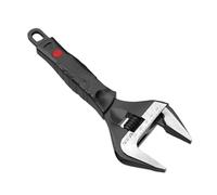 Crescent Wrench - Heavy Duty Wide Jaw Adjustable Spanner with Strong Grip, Multi-Use Shifter Tool for Kitchen Sinks, Plumbing Fixtures, Home Repairs, Garage Maintenance, and Projects Requiring Pre