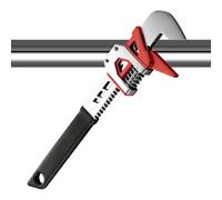 Crescent Wrench - High Carbon Steel, 11.61x3.35in Jaw Spanner Adjustable Heavy-Duty | Multi-Function Plumbing Wrench Dip-Coated Finish, Mechanic Tool for Automotive Repair, Home Renovation, Plumbing