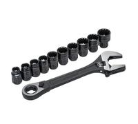 Crescent X6 P-Thru Adjustable Wrench Set, 11 Piece Multi Colour (One Size)