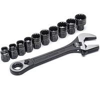 Crescent CRECPTAW8 X6 Pass-Thru Adjustable Wrench Set 11 Piece