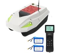 CRESEAPRODUCTS 12V Catamaran RC Fishing Bait Boat for Carp Fishing with GPS Auto Return, 3-Speed Gear, 2x15600mAh Batteries, Low Battery Alarm, 100 GPS Points - Perfect for Bait and Hook Delivery