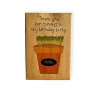 Cress Seed Party Bag Fillers - 10 x Birthday Favour Packets - Eco Plastic-Free Gifts for Kids - Easy to Grow Indoors All Year Round - Educational & Edible Plant Growing Activity