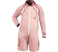 Cressi 1946 Unisex Child Kids Long Sleeve Swimsuit Thermal Wetsuit, Neoprene Ultra Stretch, 1.5/2 Mm - Pink, S (2 Years)