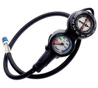 CRESSI 2 Compass and Pressure Diving Console - Black