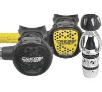 Cressi Unisex Cressi AC2 Compact Plus Octopus XS Int Diving Regulator Black, Black, XS UK