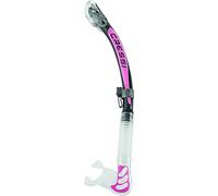 Cressi Alpha Superdry Scuba Diving Snorkel - Black/Pink