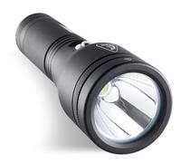 CRESSI Astra 2100 Torch Black - High Luminosity Rechargeable LED Underwater Torch 2100 Lumen Waterproof IPX8 100m - Unisex Black and Compact for Diving, Fishing, Aquatic Explorations