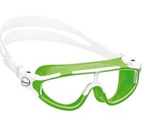 Cressi Baloo, Premium Swim Goggle Kid's Mask 2/7 Years - Made in Italy, Lime/White