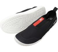 Cressi Barefoot Shoe - Slip-On Closure & Flexible Rubber Sole - Draining Fabric for Rapid Drying - Aquatic Traction & Water Shoe Versatility - Black Red White Sole - UK 9.5_EU 44