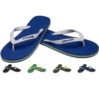 Cressi Beach Flip Flops - Beach and Pool Flip Flops for Adults and Kids Unisex, Blue White, 35/36 EU
