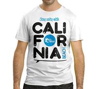 Cressi Beach Men CALIFORNIA T-shirt - White, M