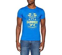 Cressi Beach Men IT'S SUMMER T-shirt - Royal Blue, M