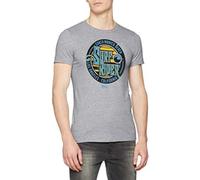 Cressi Beach Men SURF RIDER T-shirt - Heather Grey, L
