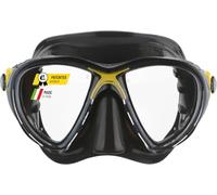 Cressi Big Eyes Evolution Adult Snorkel Mask, Diving Mask, Low Volume | Compact for Easy Equalisation, Tilting Buckles for Fast Fit, Mirrored Lenses for Bright Water, For Scuba Diving