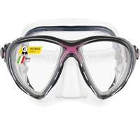 Cressi Big Eyes Evolution Adult Snorkel Mask, Diving Mask, Low Volume | Compact for Easy Equalisation, Tilting Buckles for Fast Fit, Mirrored Lenses for Bright Water, For Scuba Diving