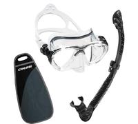 Cressi Big Eyes Evolution & Alpha Ultra Dry, clear/black