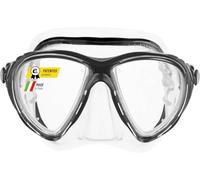Cressi Big Eyes Evolution, Alpha Ultra Dry Snorkel Set Adults, Snorkel Mask | Silicone Face Mask, Scuba Mask, Diving Visor, Prescription Lens Compatible, Secure Split Strap