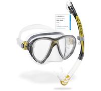 Cressi Big Eyes Evolution & Alpha Ultra Dry Clear/Yellow