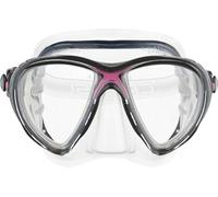 Cressi Big Eyes Evolution Scuba Diving and Snorkeling Mask - Pink Clear/Pink